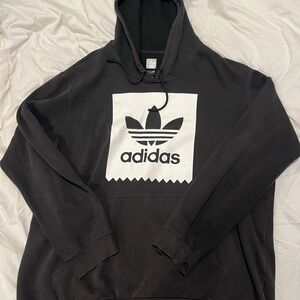 Adidas Black Sweatshirt with Trefoil Logo